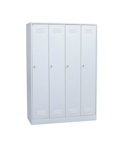 Четырехстворчатый разборный шкаф в раздевалку