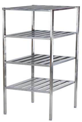 Стеллаж с 4-мя полками-решетками СТ (сварные)