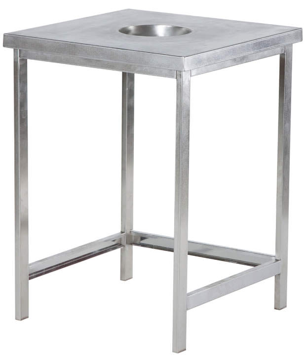 Стол производственный для сбора отходов без борта длина 800 мм