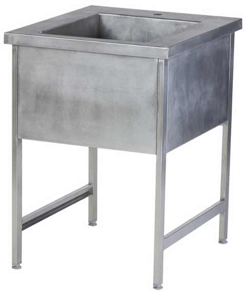 Ванна моечная сварная одногнезядовая длина 1000 мм