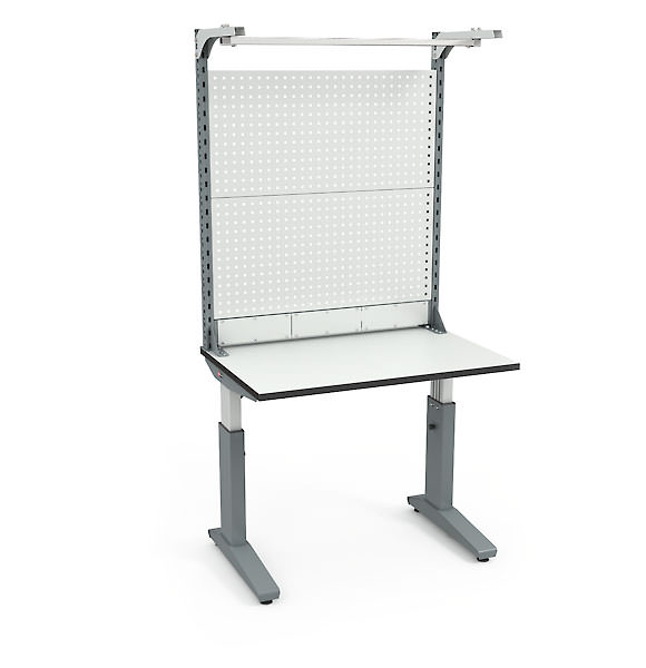 Стол монтажный ДиКом СР-100-01 РРП + Экран ВС-100-Э4 ESD