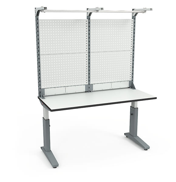 Стол монтажный ДиКом СР-150-01 РРП + Экран ВС-150-Э4 ESD