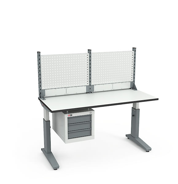 Стол монтажный ДиКом СР-150-02 РЭП + Экран ВС-150-Э1 ESD