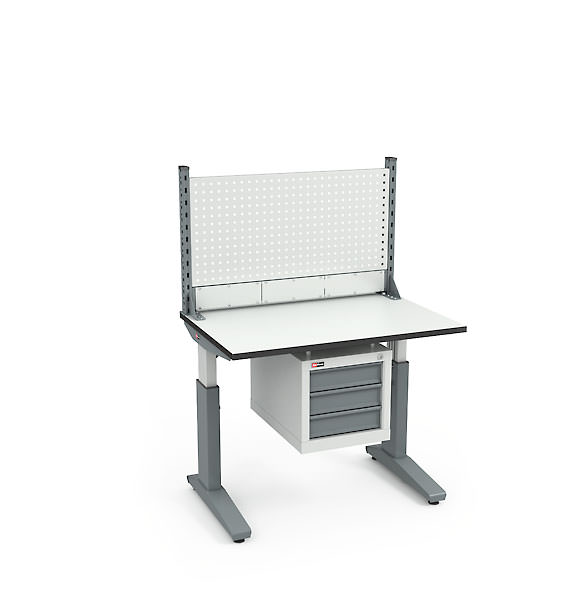 Стол монтажный ДиКом СР-100-02 Р + Экран ВС-100-Э1 ESD