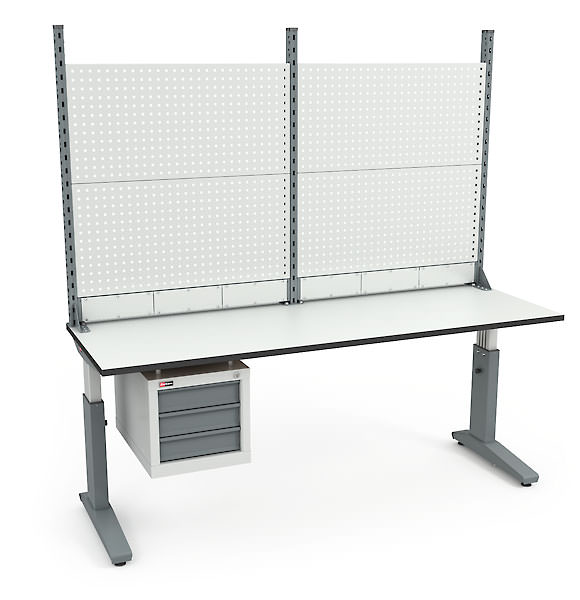 Cтол монтажный ДиКом СР-200-02 РЭП + Экран ВС-200-Э2 ESD