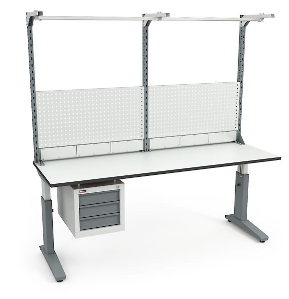 Cтол монтажный ДиКом СР-200-02 Р + Экран ВС-200-Э3 ESD