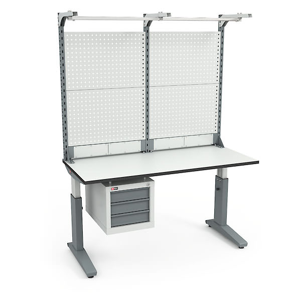 Cтол монтажный ДиКом СР-150-02 Р + Экран ВС-150-Э4 ESD