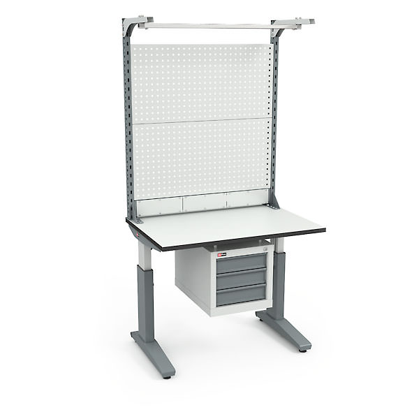 Стол монтажный ДиКом СР-100-02 Р + Экран ВС-100-Э4 ESD