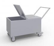 Ящик для ветоши металлический МКм-2-100/d100